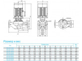 Насос вертикальный циркуляционный CNP серии TD125-11G/4